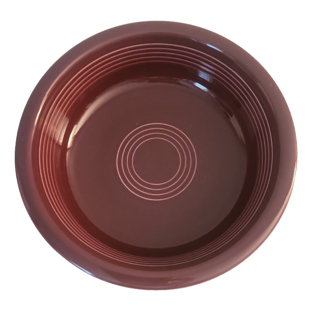Fiesta Classic Rim 7" Coupe Soup/Cereal Bowl in Retired Cinnabar 2000-2010
